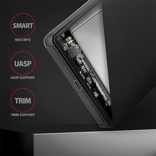 Axagon Θήκη για Σκληρό Δίσκο 2.5" SATA III με σύνδεση Type-C