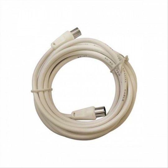 Eurolamp Antenna Cable Coax male - Coax female Black 3m (147-13127) 1pcs