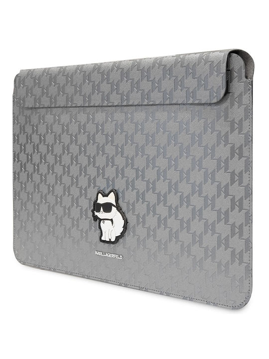 Karl Lagerfeld Saffiano Monogram Choupette Laptop-Hülle 14" Gray