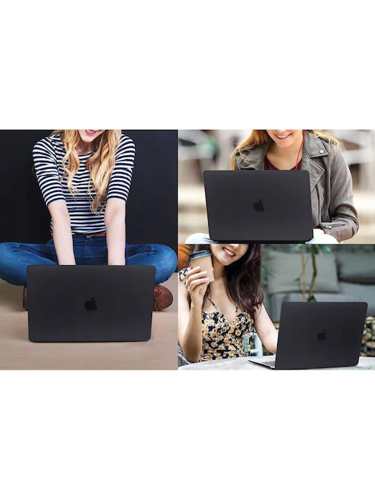 Sleeve Macbook Air 15" 2023 2024 Techsuit Ultrashell Matte Black
