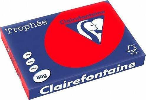 Clairefontaine Druckpapier A4 80gr/m² 1x500 Blätter Rot