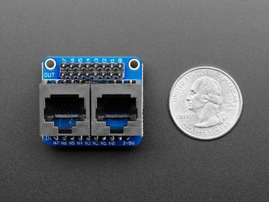 Adafruit NeoPXL8 Friend - 8 x Strands NeoPixel Level Shifter 3975
