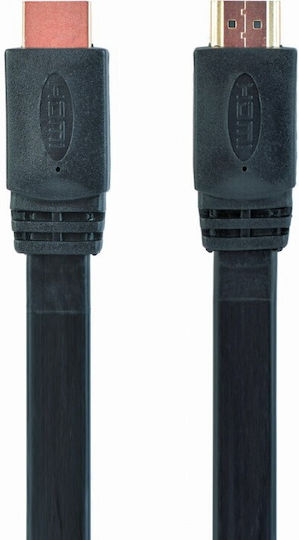 Cablexpert HDMI 2.0 Premium High Speed 4K 60Hz HDR Flat Cable HDMI male - HDMI male 1.8m Μαύρο