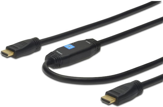 Digitus Angle Cable HDMI male - HDMI male 20m Black