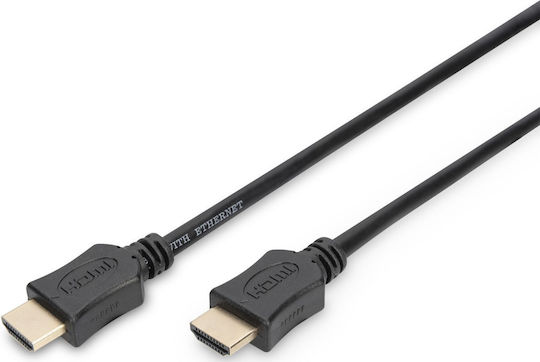 Digitus HDMI 1.4 High Speed 1080p 120Hz Cable HDMI Male - HDMI Male 3m Black