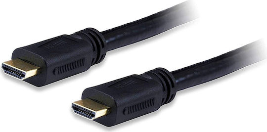 Equip Cable HDMI male - HDMI male 5m Μαύρο