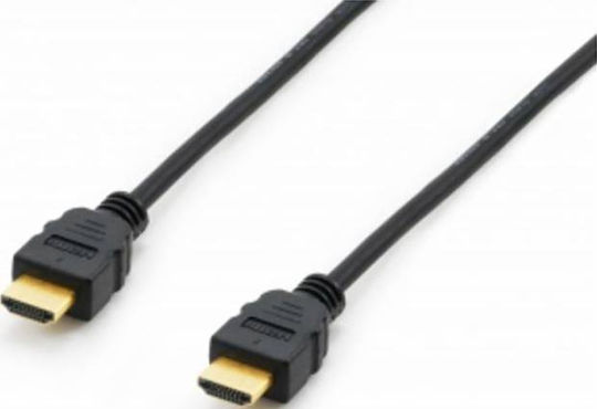 Equip HDMI 2.0 Premium High Speed 4K 60Hz HDR Cable HDMI male - HDMI male 10m Μαύρο