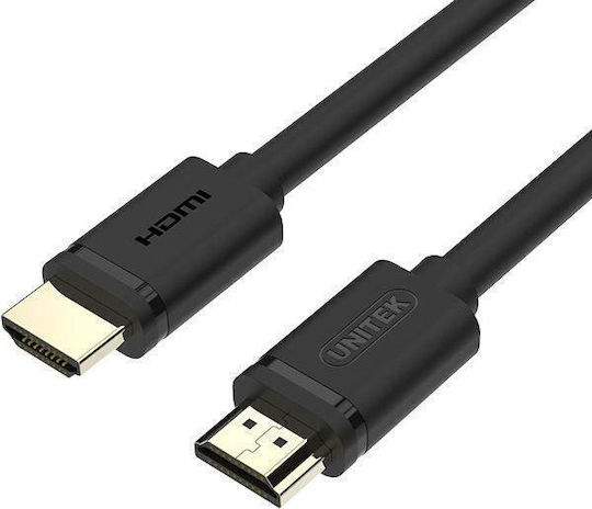 Unitek HDMI 2.0 Premium High Speed 4K 60Hz HDR Cable HDMI male - HDMI male 1m Μαύρο