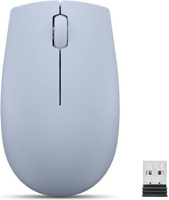 Lenovo 300 Wireless Compact Mouse Ασύρματο Mini Ποντίκι Frost Blue