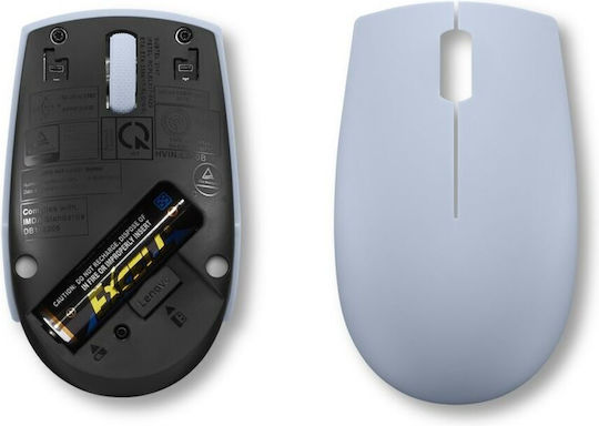 Lenovo 300 Wireless Compact Mouse Wireless Mini Mouse Frost Blue