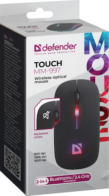 Defender Wireless Bluetooth Mouse Black