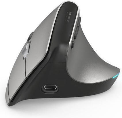 HAMA EMW-700 Ασύρματο Εργονομικό Bluetooth Vertical Ποντίκι Γκρι