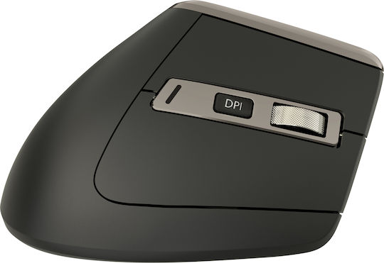 Yenkee YMS 5040 Ergo Pro Ασύρματο Εργονομικό Vertical Ποντίκι Γκρι