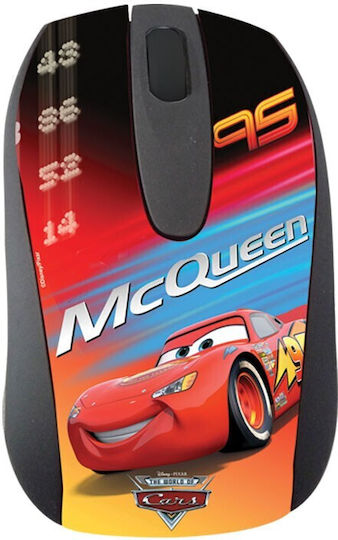 Disney Cars Ενσύρματο Ποντίκι Πολύχρωμο