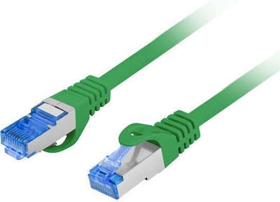 Lanberg S/FTP Kat.6a Ethernet-Netzwerkkabel 5m Grün