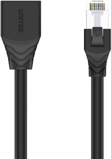 Unitek U/UTP Cat.6 (Gigabit) Network Cable Ethernet 1m Black