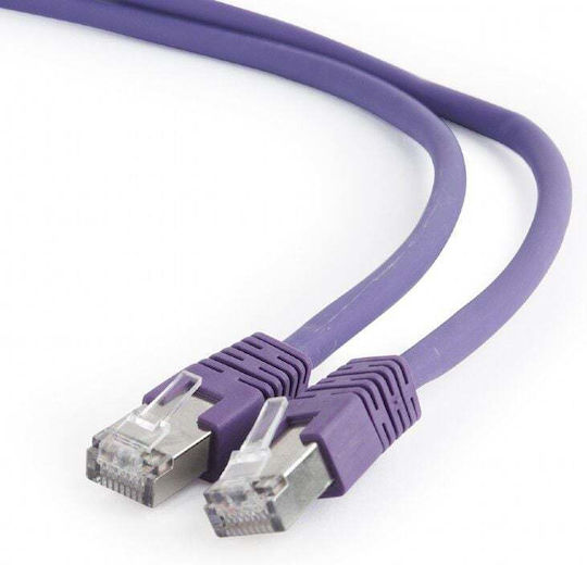 Gembird S/FTP Cat.6a Netzwerkkabel Ethernet 2m Lila