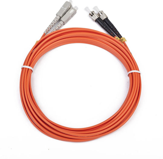 Cablexpert Καλώδιο Οπτικής Ίνας ST-SC 1m