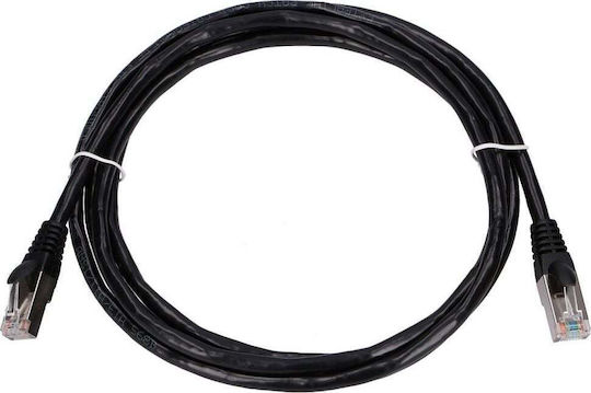 Extralink Direct Attach Copper Cat.5e (Gigabit) Καλώδιο Δικτύου Ethernet 2m Μαύρο