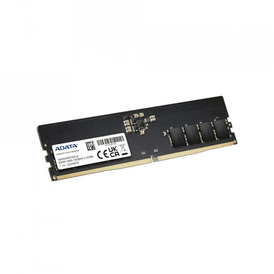 Adata 16GB DDR5 RAM cu Viteză 5600 pentru Desktop (AD5U560016G-S