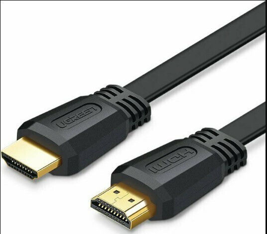 Ugreen Ed015 HDMI 1.4 High Speed 1080p 120Hz Cable HDMI male - HDMI male 5m Μαύρο