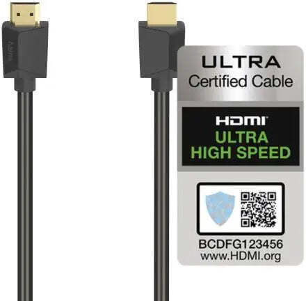 HAMA HDMI 2.1 Cable HDMI male - HDMI male 3m Black