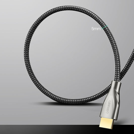 Ugreen HD131 HDMI 2.0 Premium High Speed 4K 60Hz HDR Braided Cable HDMI Male - HDMI Male 2m Gray