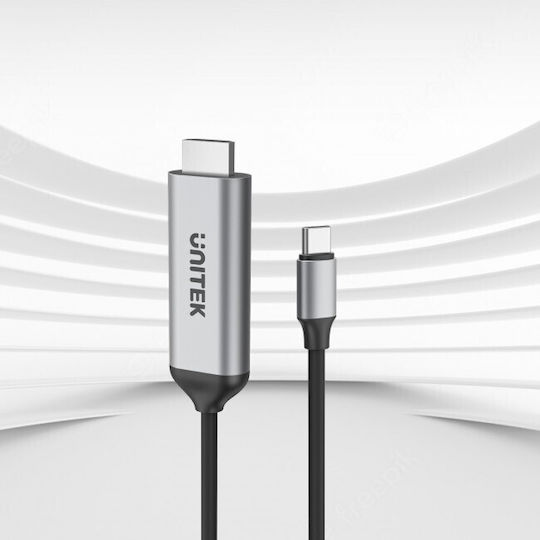 Unitek Cable HDMI male - HDMI male 1.8m Silver