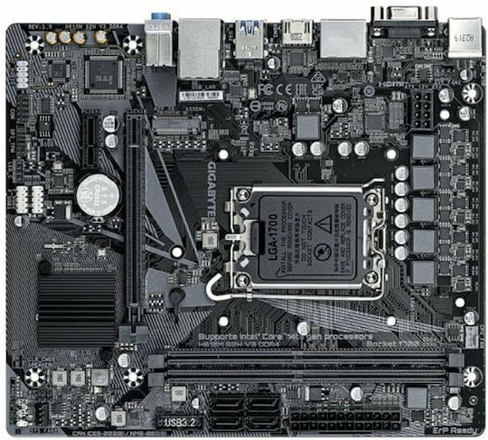Gigabyte H610M S2H V3 DDR4 rev. 1.0 Motherboard Micro ATX with Intel 1700 Socket