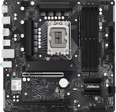 ASRock B760M PG Lightning WiFi Motherboard Micro ATX με Intel 1700 Socket