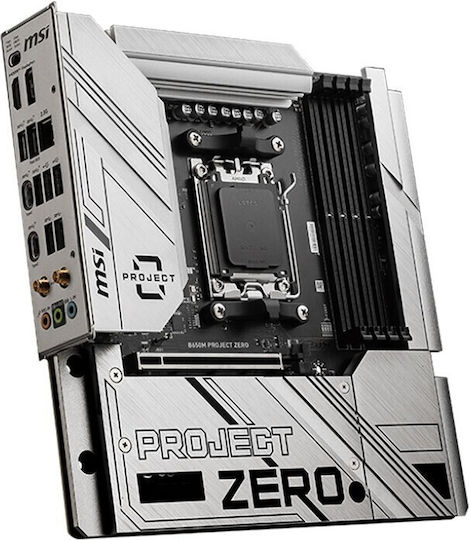 MSI B650M PROJECT ZERO Wi-Fi Дънна платка Micro ATX с AMD AM5 Сокет
