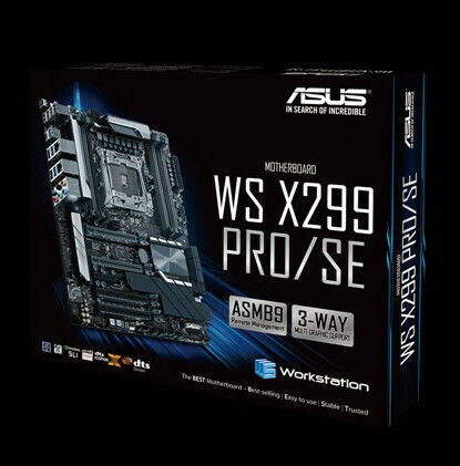 Asus WS X299 Pro/SE Дънна Платка ATX с Intel 2066 Сокет 90SW00A0-M0EAY0