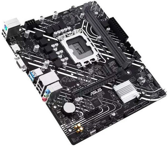 Asus Prime H610M-K Motherboard Micro ATX με Intel 1700 Socket 90MB1GA0-M0EAY0