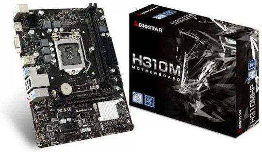 Biostar H310MHP rev. 7.x Motherboard Micro ATX με Intel 1151 Socket