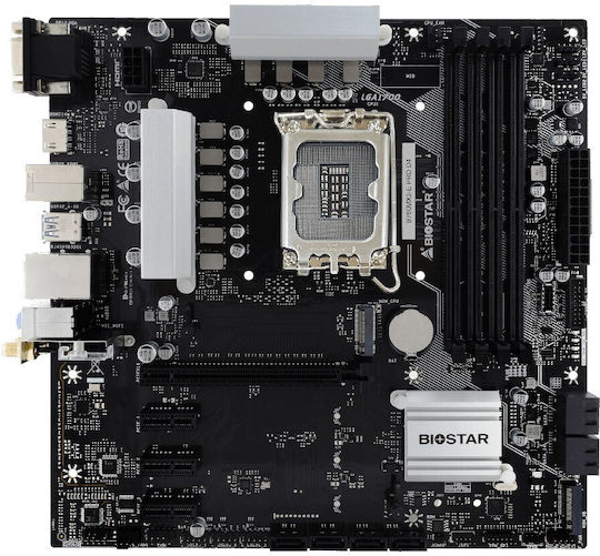 Biostar B760MX2-E PRO D4 rev. 6.0 Wi-Fi Motherboard Micro ATX με Intel 1700 Socket