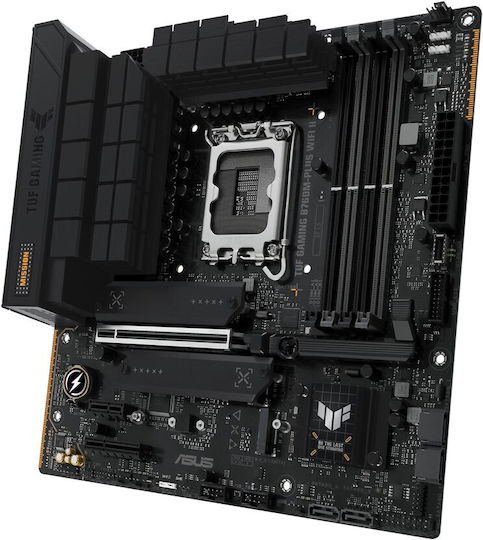 Asus TUF B760M-PLUS GAMING WIFI II Дънна платка Micro ATX с Intel 1700 Сокет