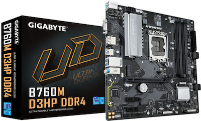 Gigabyte B760M D3HP DDR4 Mainboard Micro ATX mit Intel 1700 Sockel