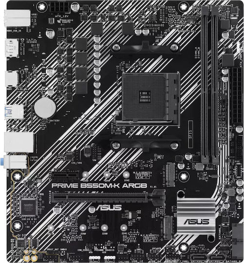 Asus Prime B550M-K ARGB Mainboard Micro ATX mit AMD AM4 Sockel
