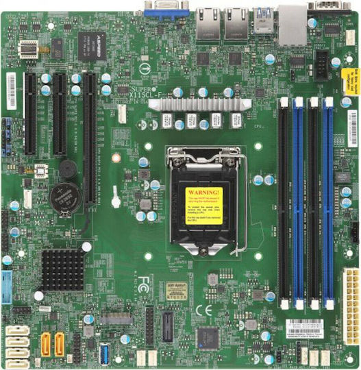 Supermicro X11SCL-F-O C236 Motherboard Micro ATX with Intel 1151 Socket