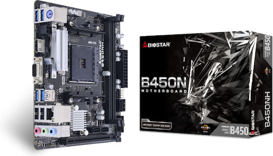 Biostar B450NH rev. 6.0 Mainboard Mini-ITX mit AMD AM4 Sockel