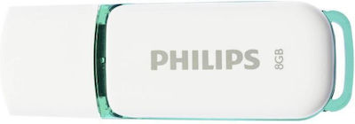 Philips Snow Edition 8GB USB 2.0 Stick Grün