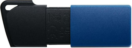 Kingston Datatraveler Exodia M 64GB USB 3.2 Stick Μαύρο