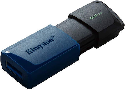 Kingston Datatraveler Exodia M 64GB USB 3.2 Stick Black