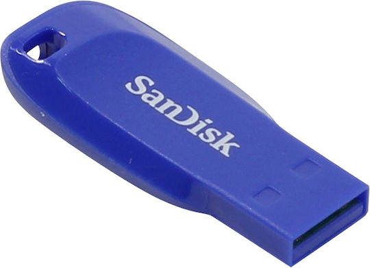 Sandisk Cruzer Blade 64GB USB 2.0 Stick Μπλε