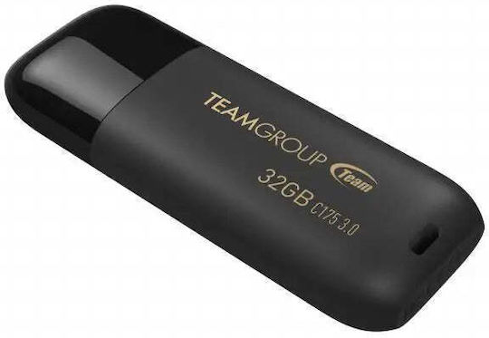 TeamGroup C175 32GB USB 3.0 Stick Μαύρο