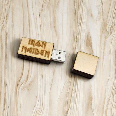 Woodseason Iron Maiden 16GB USB 3.0 Stick Maro