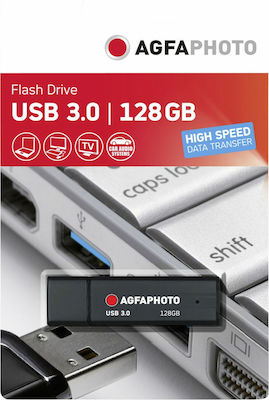 AgfaPhoto 128GB USB 3.0 Stick Μαύρο