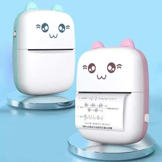 Hurtel Mini Cat HURC9 Zink Photo Printer with Bluetooth