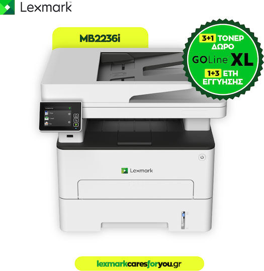 Lexmark MB2236i Ασπρόμαυρο Πολυμηχάνημα Laser με WiFi και Mobile Print