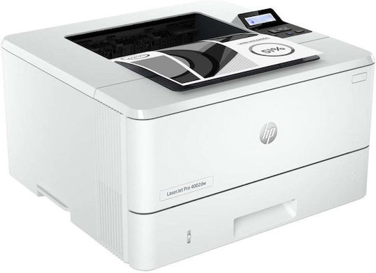 HP LaserJet Pro 4002dw Ασπρόμαυρος Εκτυπωτής με WiFi και Mobile Print 2Z606F